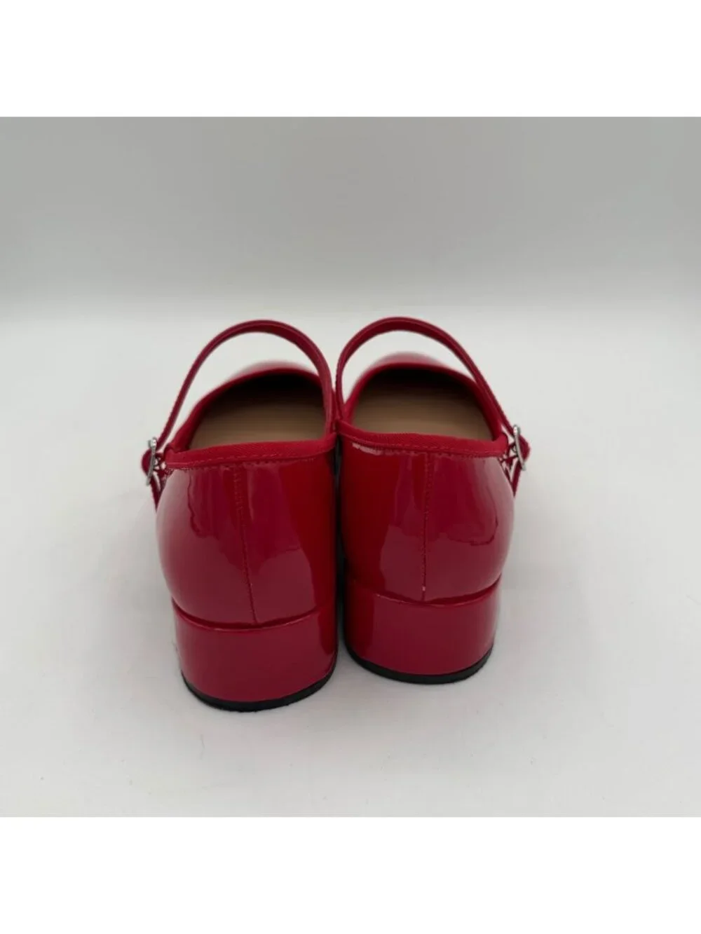 Madden Girl Tutuu block-heel Mary Jane flats red patent finish size 7.5M - Picture 3 of 9